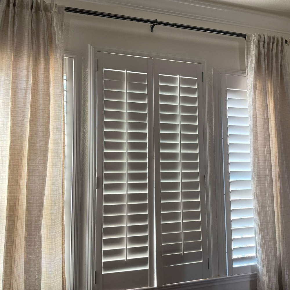 Z-gallerie Belmont patterned ivory curtain panels